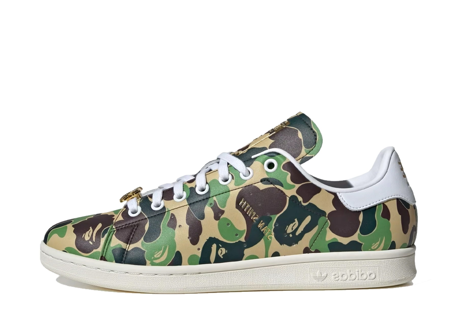 Adidas x BAPE Stan Smith 'ABC Camo' (2024) Cloud White/Cloud White/Off White sneaker – authenticated on KLEKT