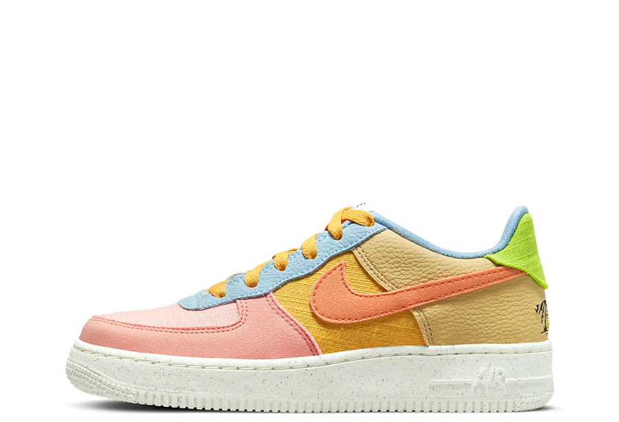 Nike Air Force 1 Low GS Sun Club Gold Multi (2022)  Sanded Gold/Wheatgrass/Light Madder Root/Hot Curry sneaker – authenticated on KLEKT
