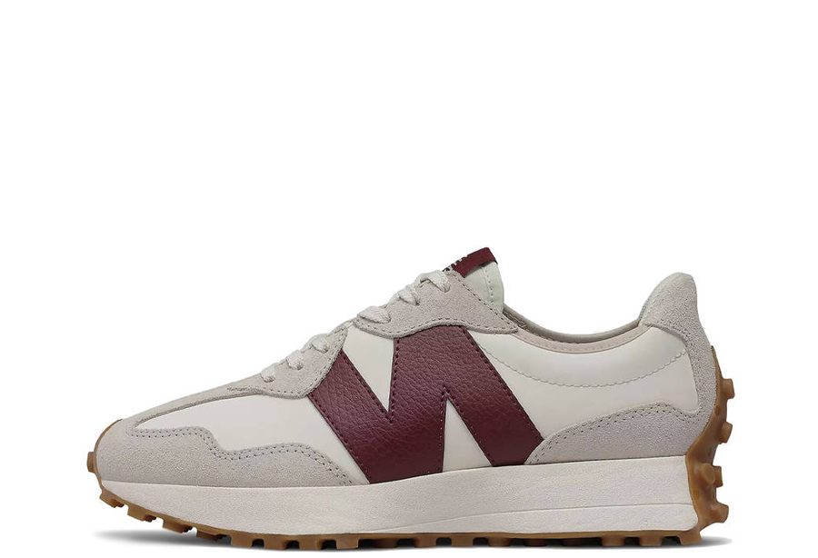 New Balance 327 Moonbeam Classic Burgundy (2022)   WHITE/RED/GREY sneaker – authenticated on KLEKT
