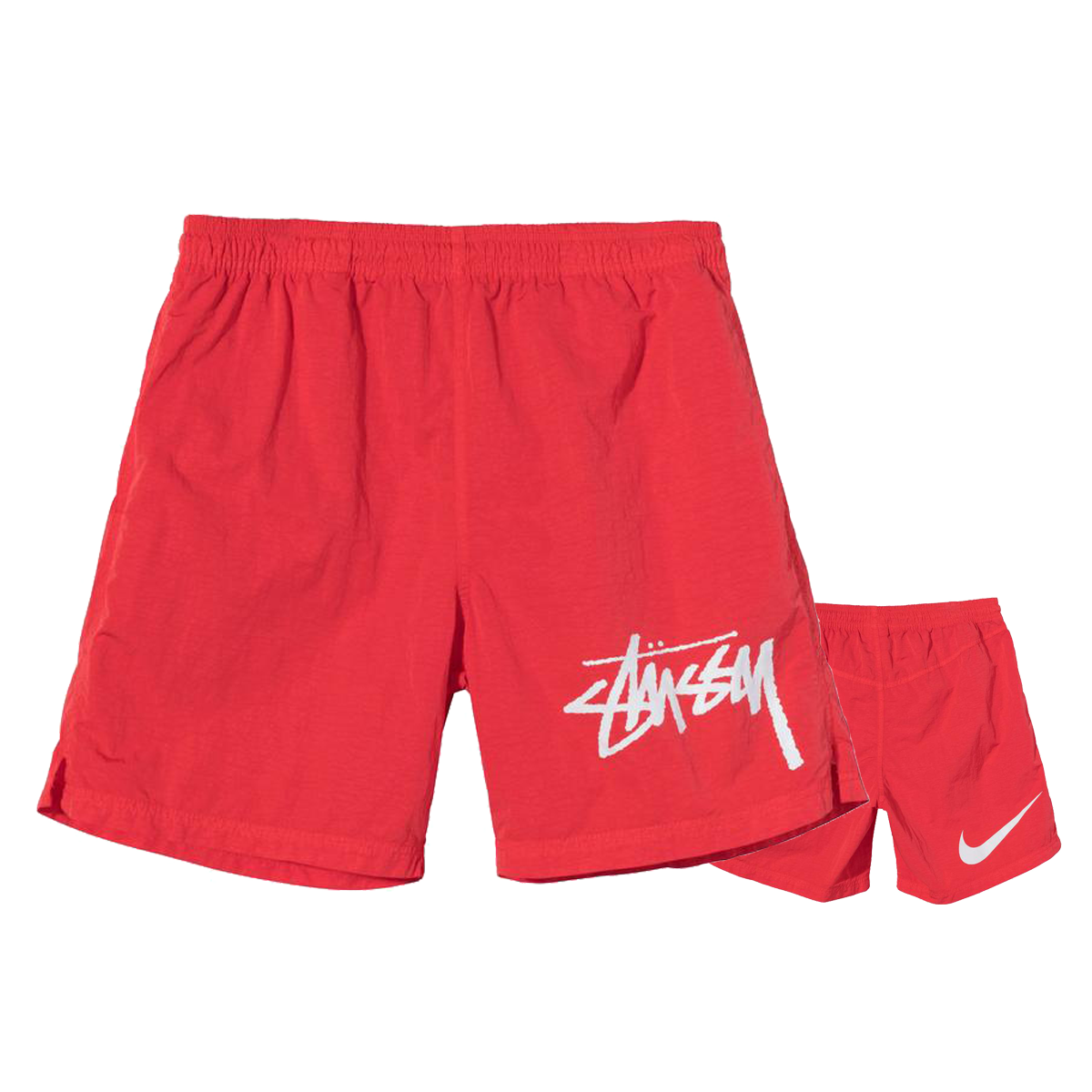 Stussy x Nike Water Short Habanero Red (SS20) sneaker – authenticated on KLEKT