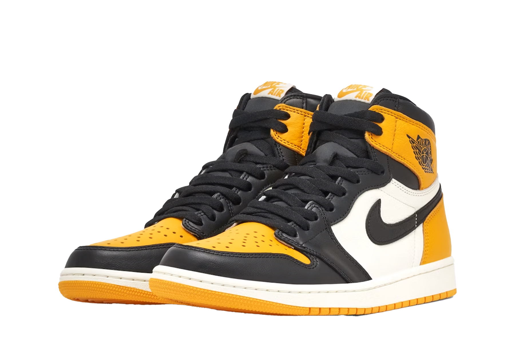 Air Jordan 1 High 'Yellow Toe' (2022) Black/Taxi/White sneaker – authenticated on KLEKT