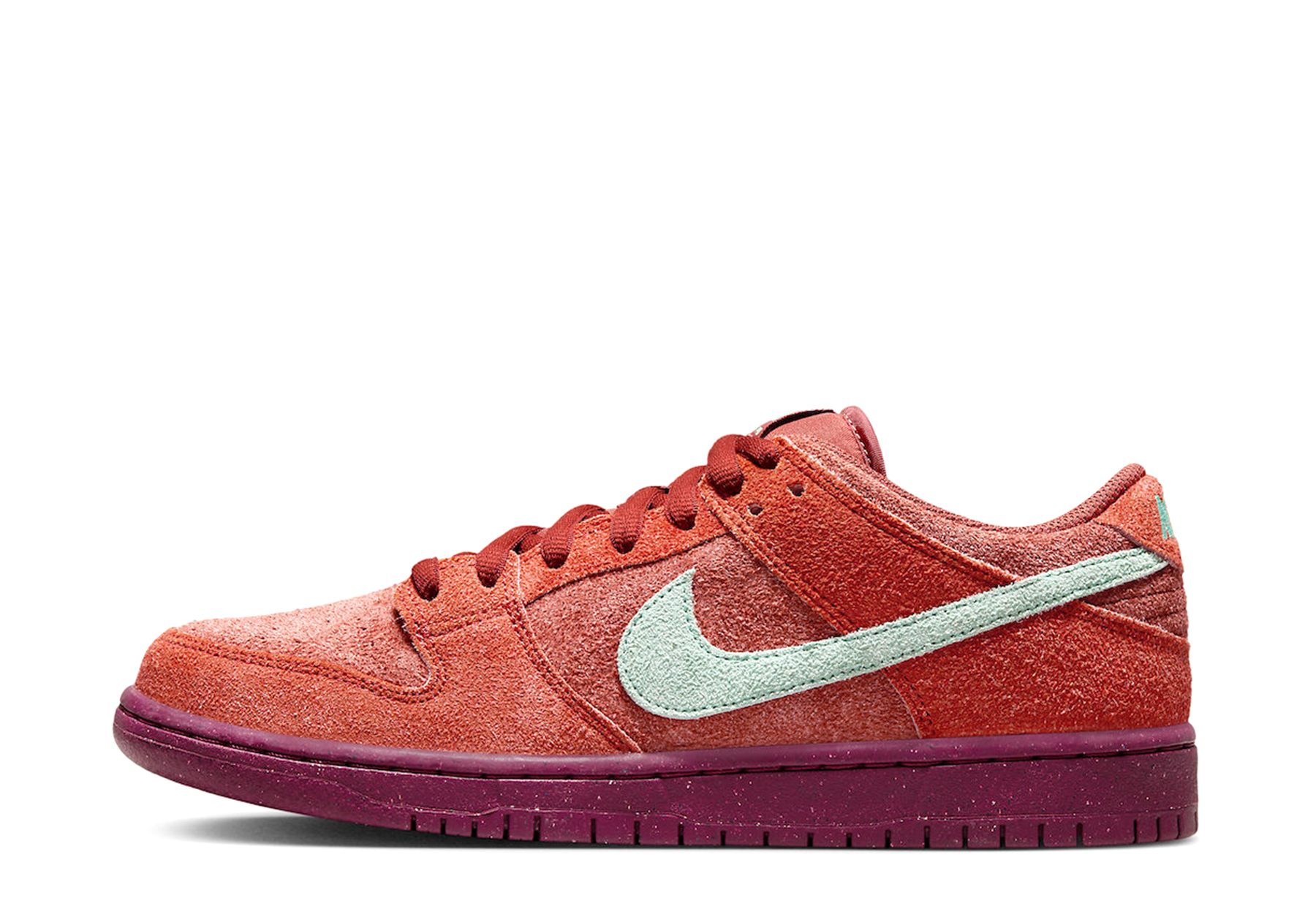 Nike SB Dunk Low 'Mystic Red' (2023) Mystic Red/Emerald Rise-Rugged Orange-Rosewood sneaker – authenticated on KLEKT