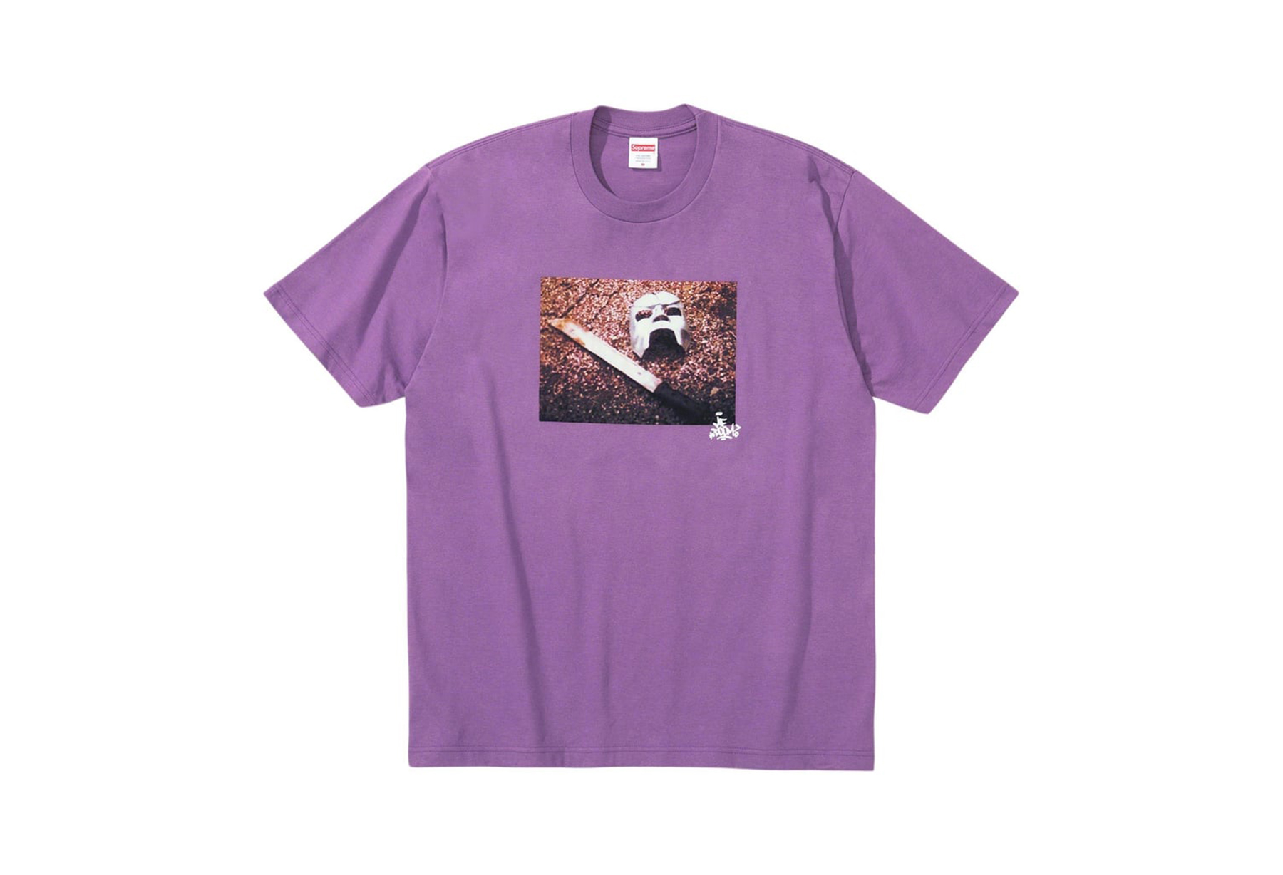 Supreme MF Doom Tee Dusty Purple (FW23) DUSTY PURPLE sneaker – authenticated on KLEKT