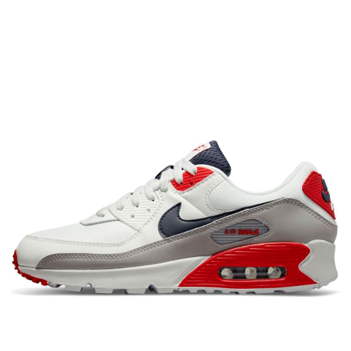 Nike Air Max 90 USA (2021) WHITE/RED-NAVY sneaker – authenticated on KLEKT