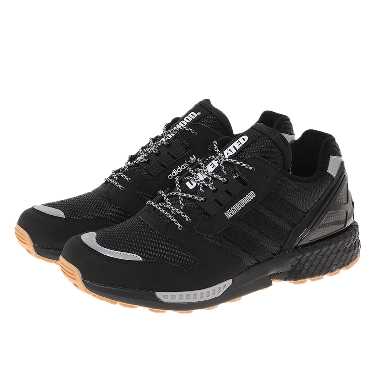 Adidas x Undefeated ZX 8000 Neighborhood Black (2021) BLACK/GUM sneaker – authenticated on KLEKT