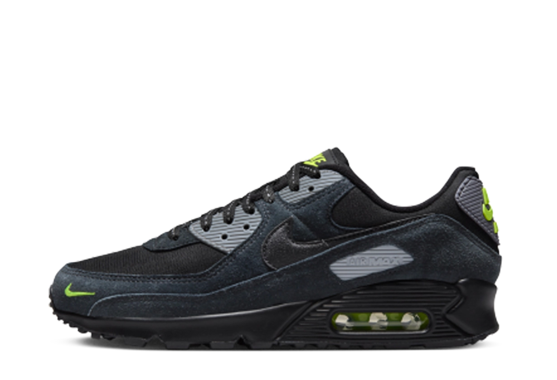 Nike Air Max 90 'Black Volt' - Nike App Release (2023) Black/Volt/Cool Grey sneaker – authenticated on KLEKT