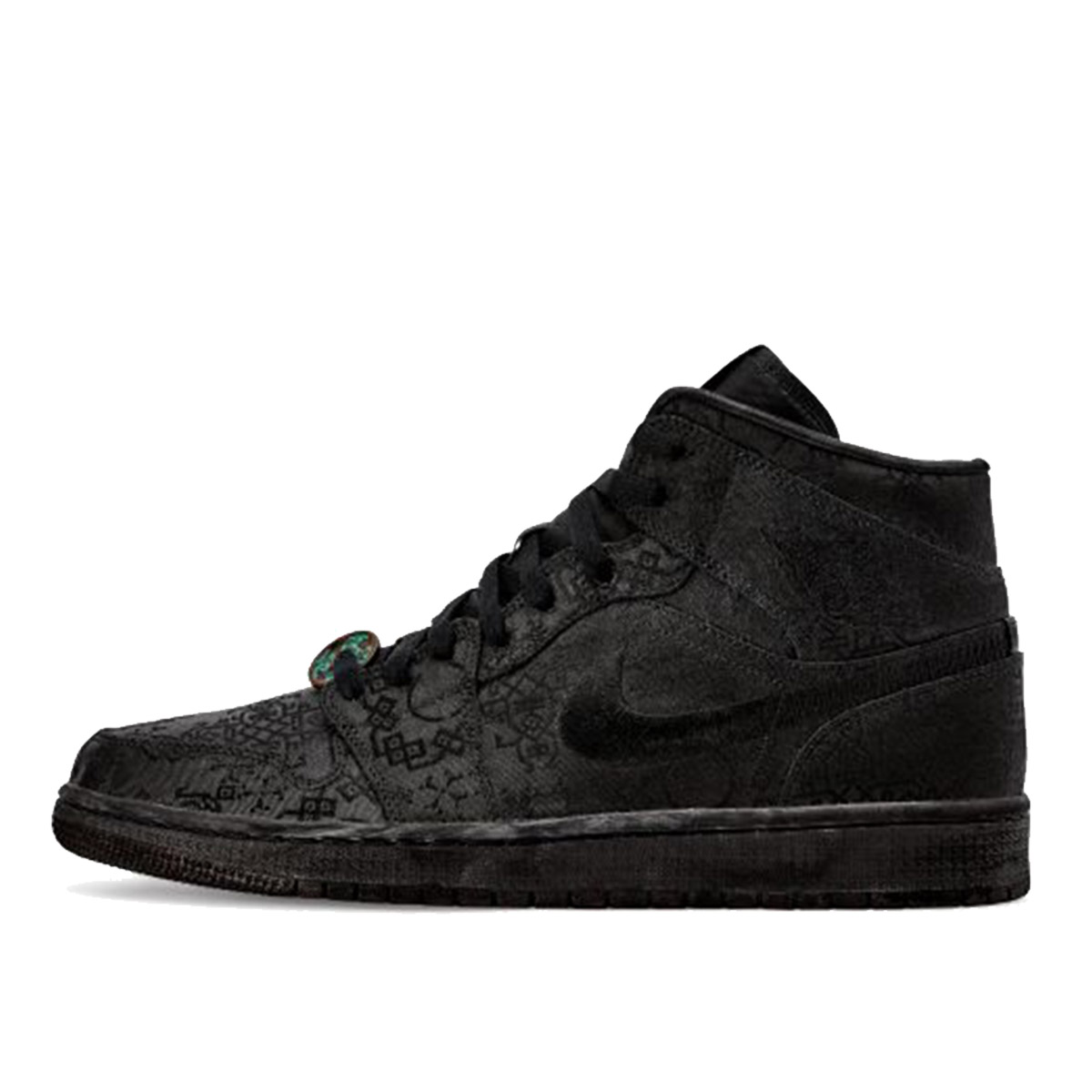 Air Jordan x Dover Street Market DSM exclusive 'Monochromarket' x CLOT 1 Mid Black (2019) Black sneaker – authenticated on KLEKT