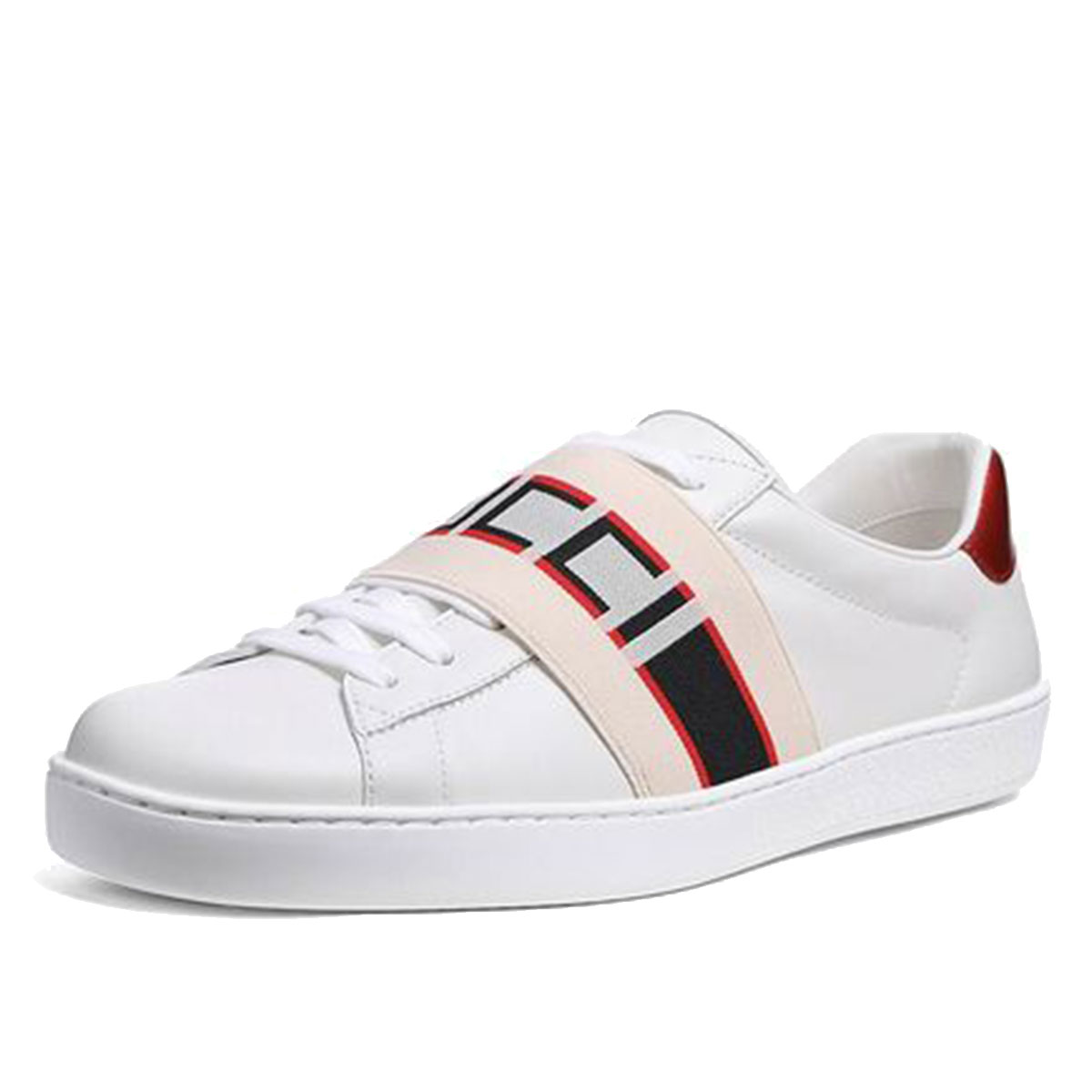 Luxury Gucci Ace Stripe Ivory Ivory sneaker – authenticated on KLEKT