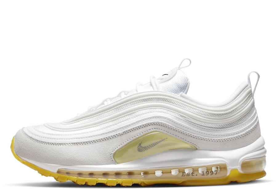 Nike Air Max 97 'Mr. Frank Rudy' (2022) Sail/Grey/Yellow sneaker – authenticated on KLEKT