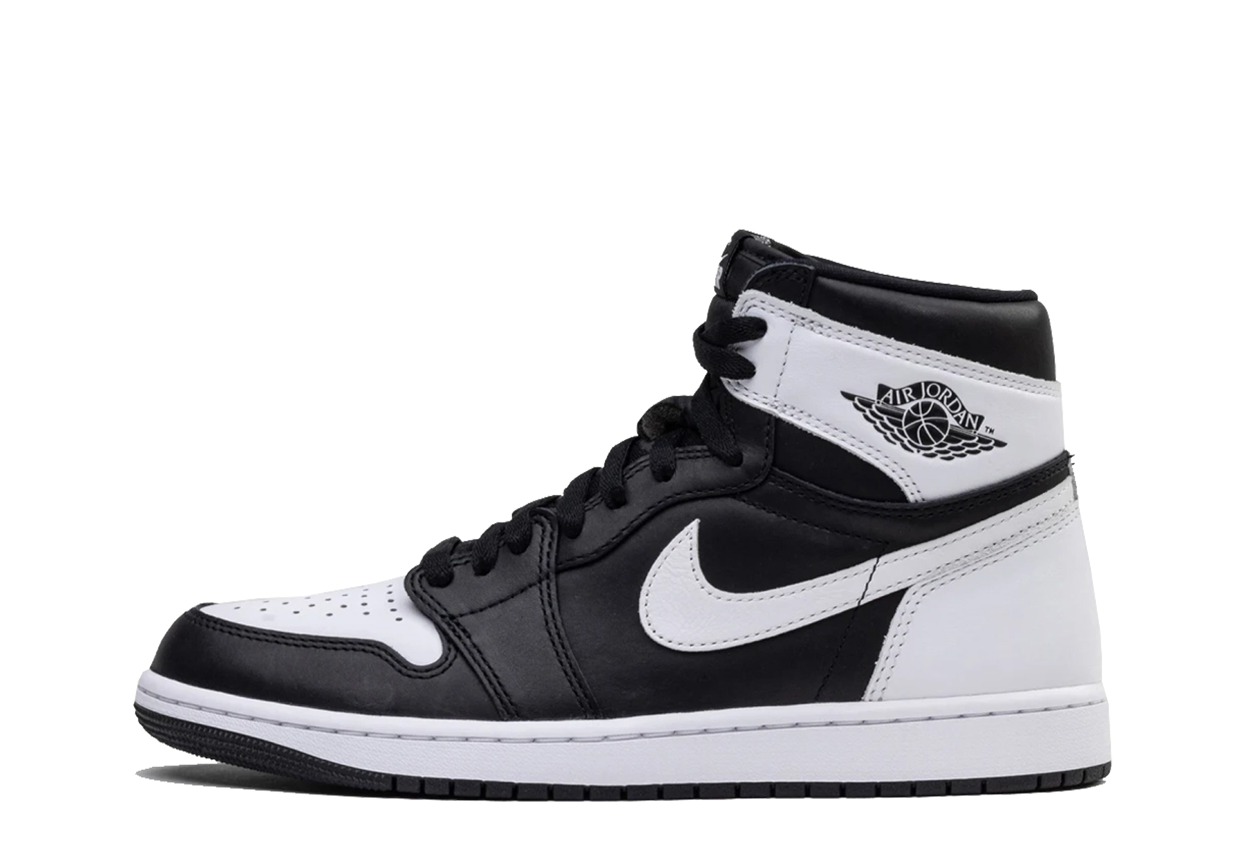 Air Jordan 1 Retro High OG 'Reverse Panda' (2024) Black/White sneaker – authenticated on KLEKT