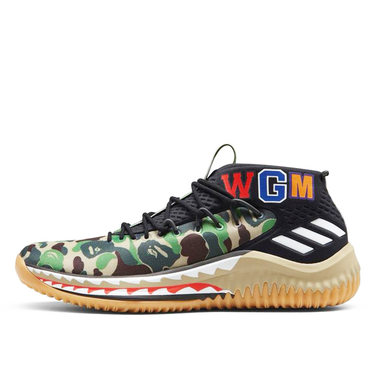 Adidas x Bape Dame IV 4 'Green Camo' (2018) sneaker – authenticated on KLEKT