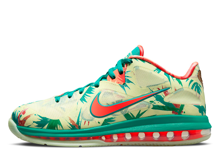 Nike LeBron 9 LeBronald Palmer (2022) White Lime/Bright Mango/New Green sneaker – authenticated on KLEKT