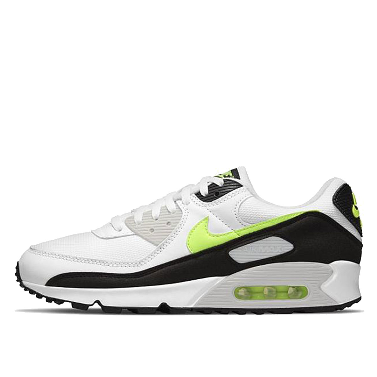 Nike Air Max 90 White Hot Lime (2021) WHITE/HOT LIME-BLACK-NEUTRAL GREY sneaker – authenticated on KLEKT