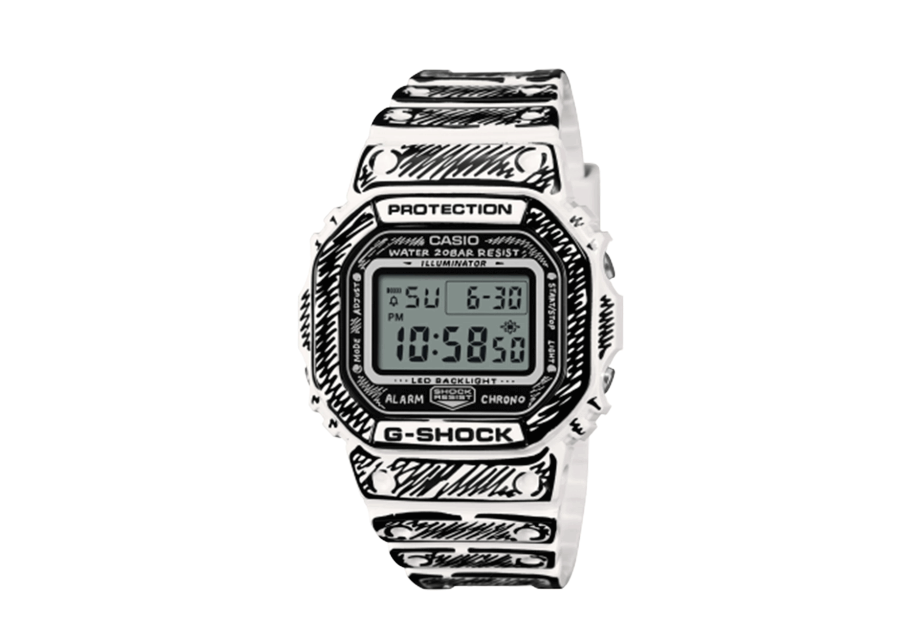 Casio x Joshua Vides G-SHOCK DW-5600 'White' (2026) White/Black sneaker – authenticated on KLEKT