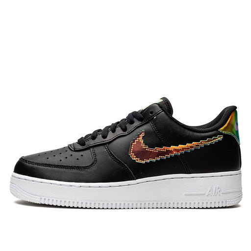 Nike Air Force 1 Low '07 LV8 Iridescent Pixel Swoosh Black (2021)