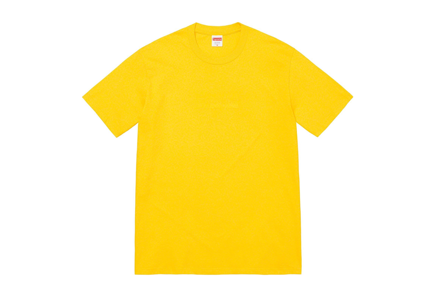 Supreme Tonal Box Logo Tee Yellow (SS23) YELLOW sneaker – authenticated on KLEKT