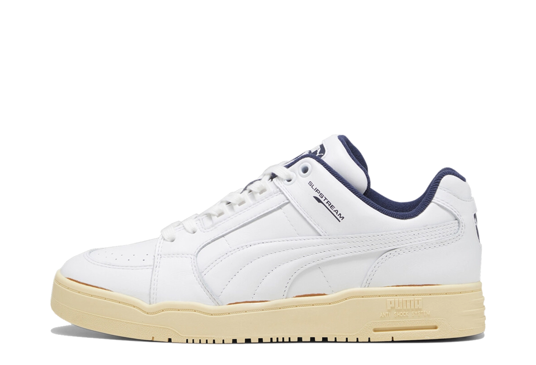 Puma Slipstream Lo 'The Neverworn II' (2023) Puma White/New Navy/Light Straw sneaker – authenticated on KLEKT