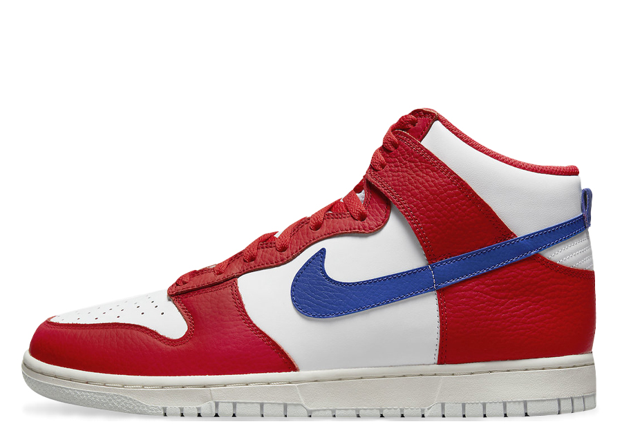 Nike Dunk High USA Red White Blue (2022) Red/White/Blue sneaker – authenticated on KLEKT