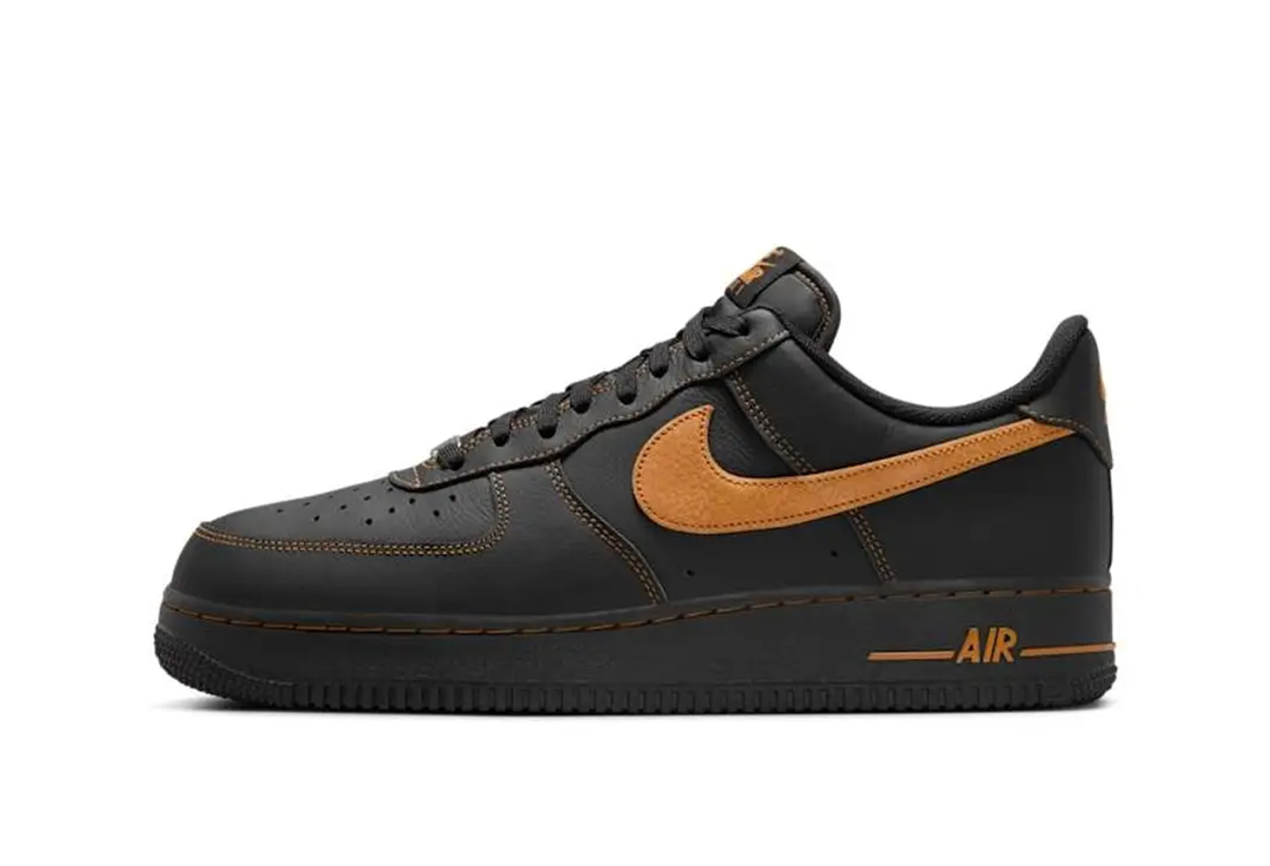 Nike Air Force 1 Low 'Black Tan' (2025) BLACK sneaker – authenticated on KLEKT