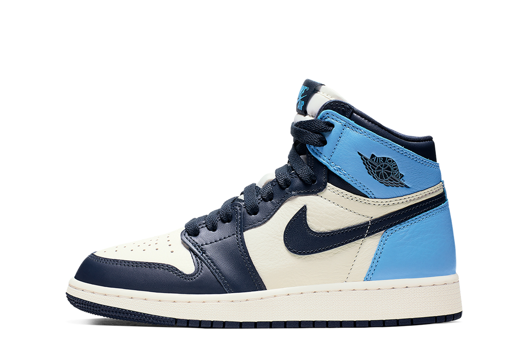 Air Jordan 1 Retro High OG GS 'Obsidian' (2019) sneaker – authenticated on KLEKT