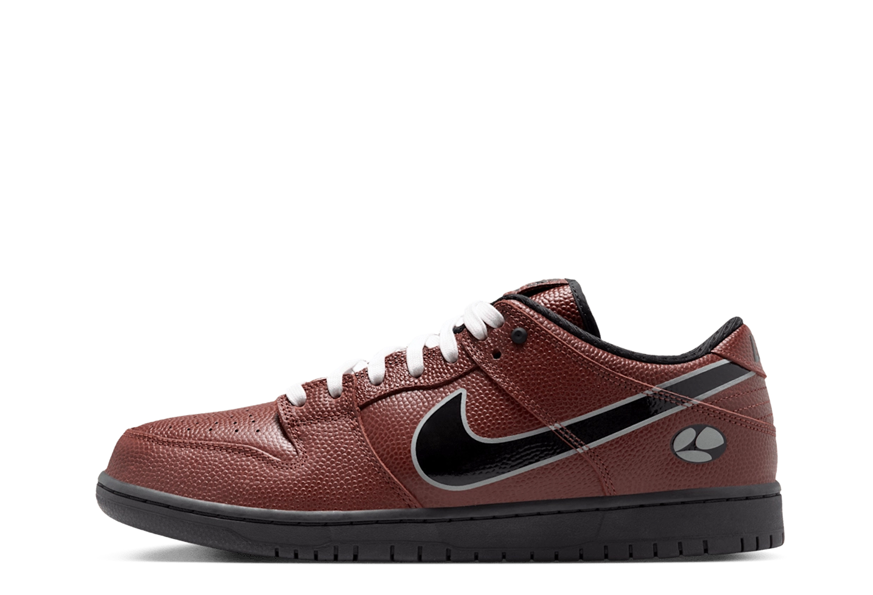 Nike SB x Limosine Skateboards Dunk Low 'Football' (2025) Brown/Black/White sneaker – authenticated on KLEKT