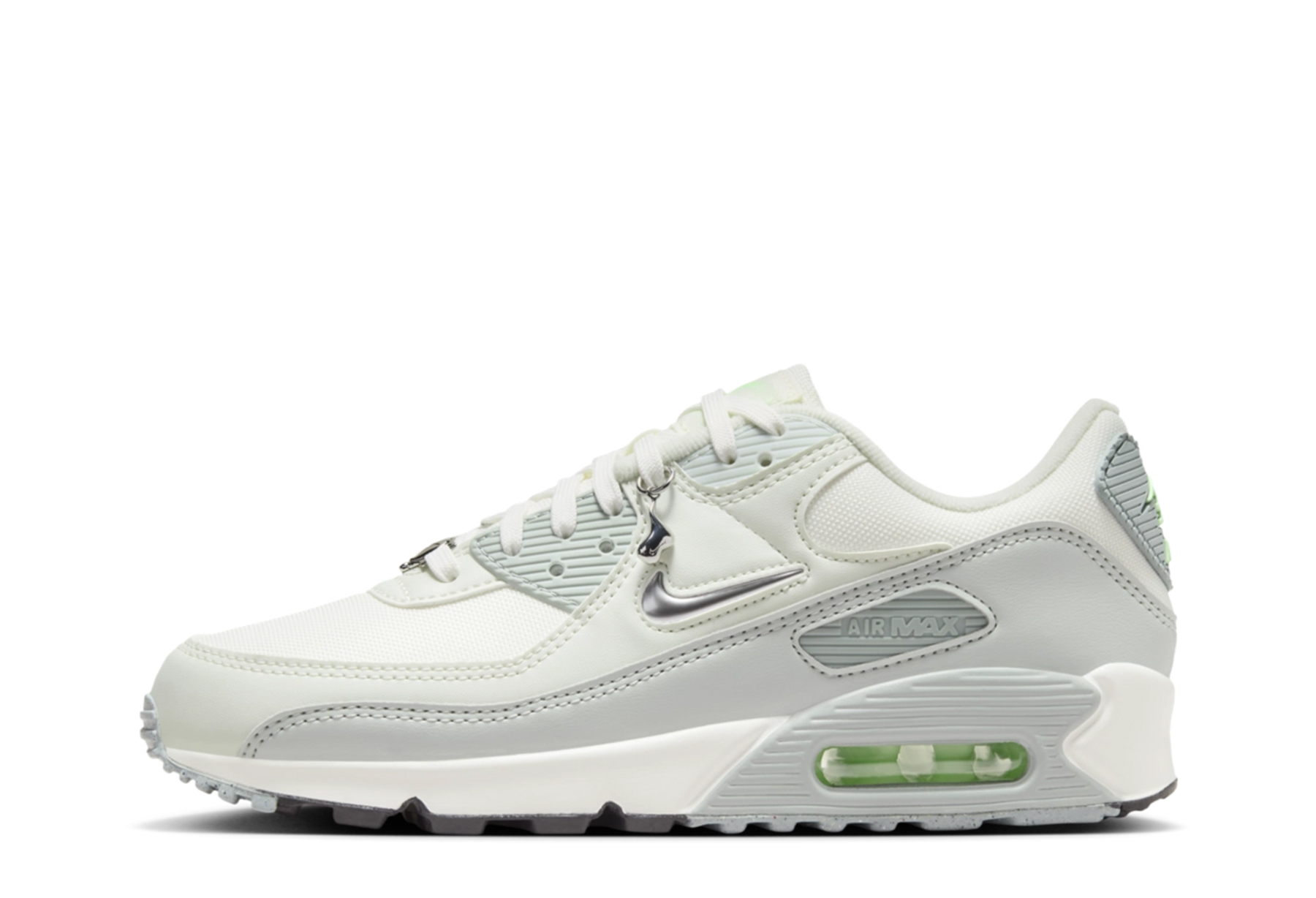Nike Air Max 90 WMNS 'Molten Metal' - Next Nature (2024) Sail/Metallic Silver/Sea Glass sneaker – authenticated on KLEKT