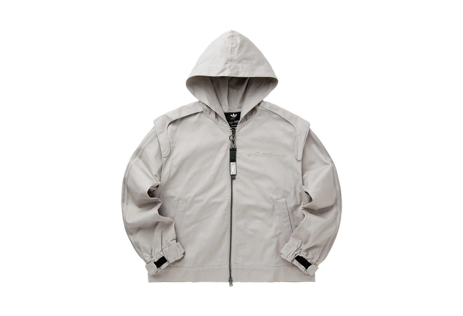 Adidas x Bad Bunny x Mercedes AMG Zip Up Jacket 'Granite' (2025) Grey sneaker – authenticated on KLEKT