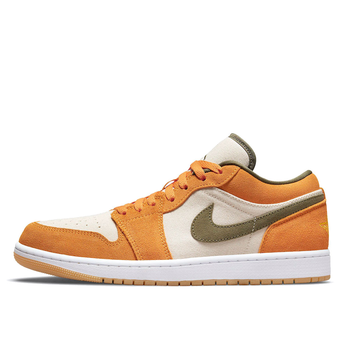 Air Jordan 1 Low Orange Olive Light Curry (2022) ORANGE/OLIVE-SAIL sneaker – authenticated on KLEKT