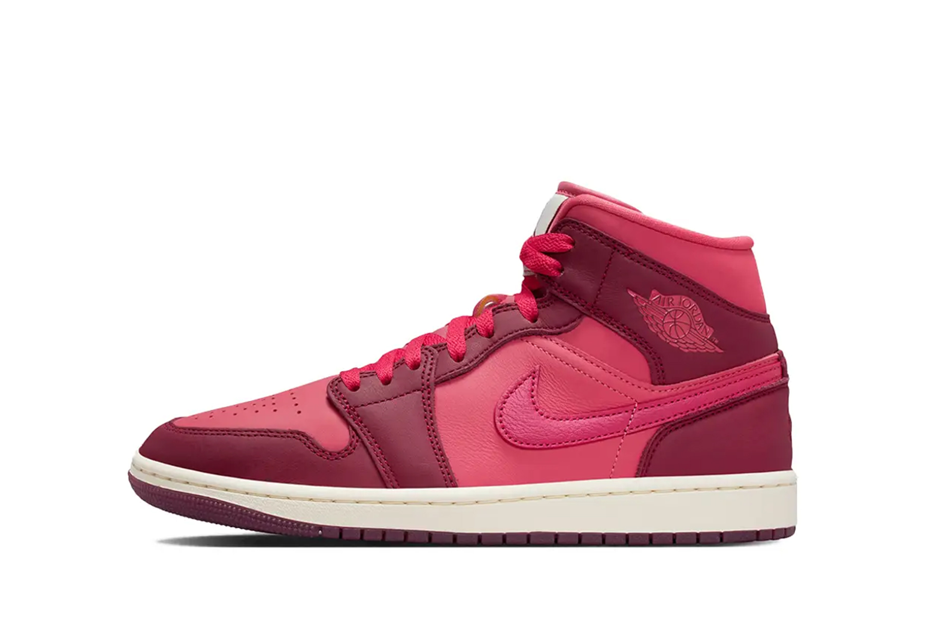 Air Jordan 1 Mid Valentines Day 'Team Red' (2026) PINK sneaker – authenticated on KLEKT