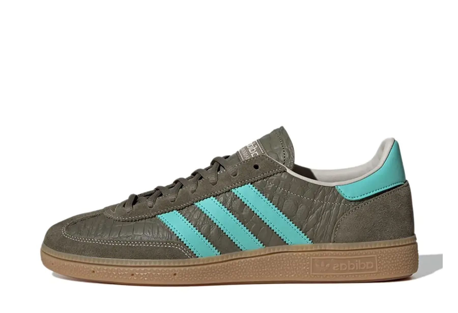 Adidas Handball Spezial 'Olive Strata Croc' (2026) GREEN sneaker – authenticated on KLEKT