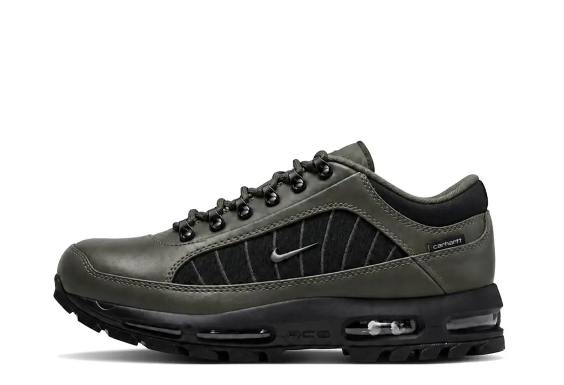 Nike x Carhartt WIP Goadome Low 'Twilight Marsh' (2026) Twilight Marsh/Black-Light British Tan-Light Cream sneaker – authenticated on KLEKT