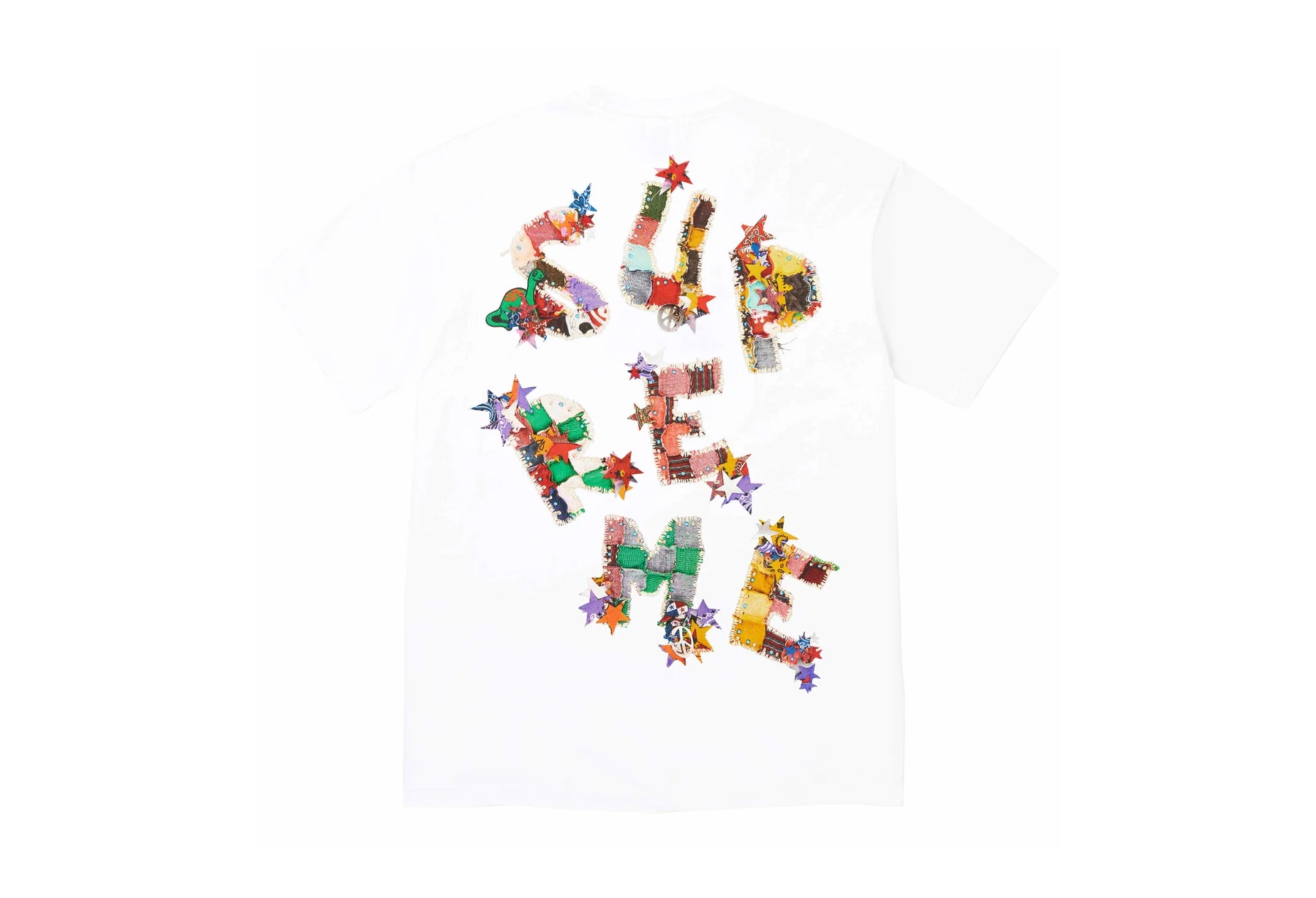 Supreme Patchwork Tee White (SS24) WHITE sneaker – authenticated on KLEKT