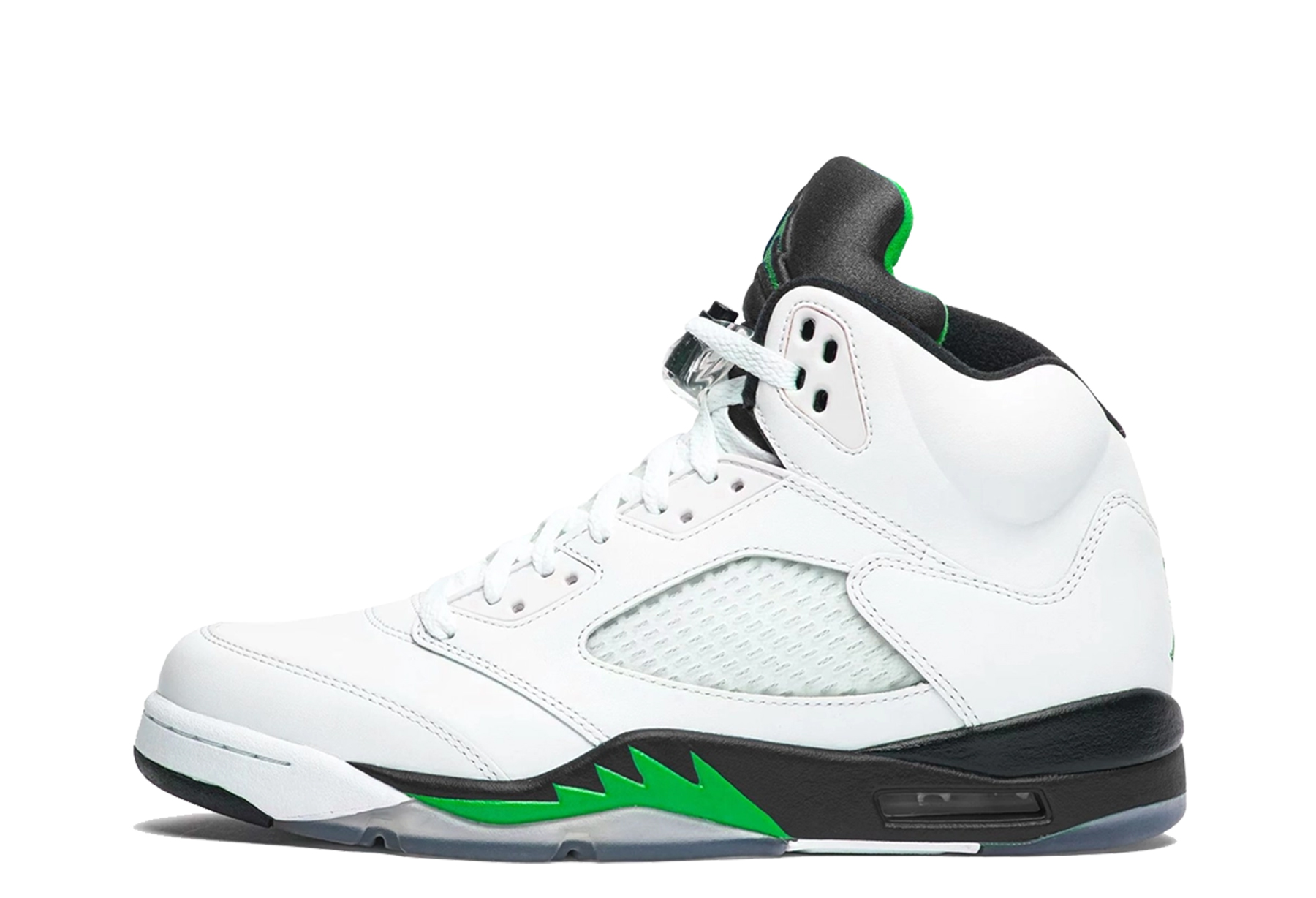 Air Jordan 5 WMNS 'Lucky Green' (2024) White/Lucky Green/Black/Ice Blue sneaker – authenticated on KLEKT