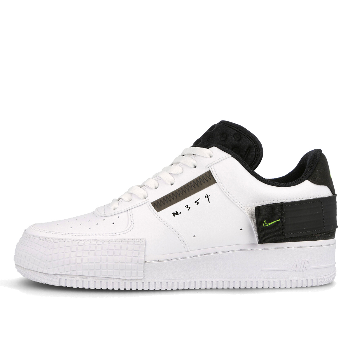 Nike Air Force AF 1 Type White Volt (2019) sneaker – authenticated on KLEKT
