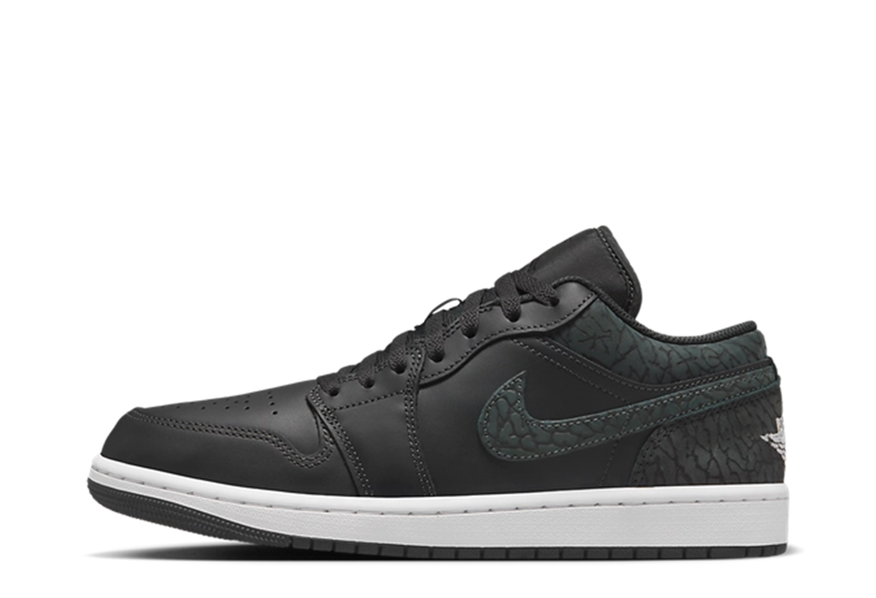 Air Jordan 1 Low 'Black Elephant' (2023) Off Noir/Black/White/Black sneaker – authenticated on KLEKT