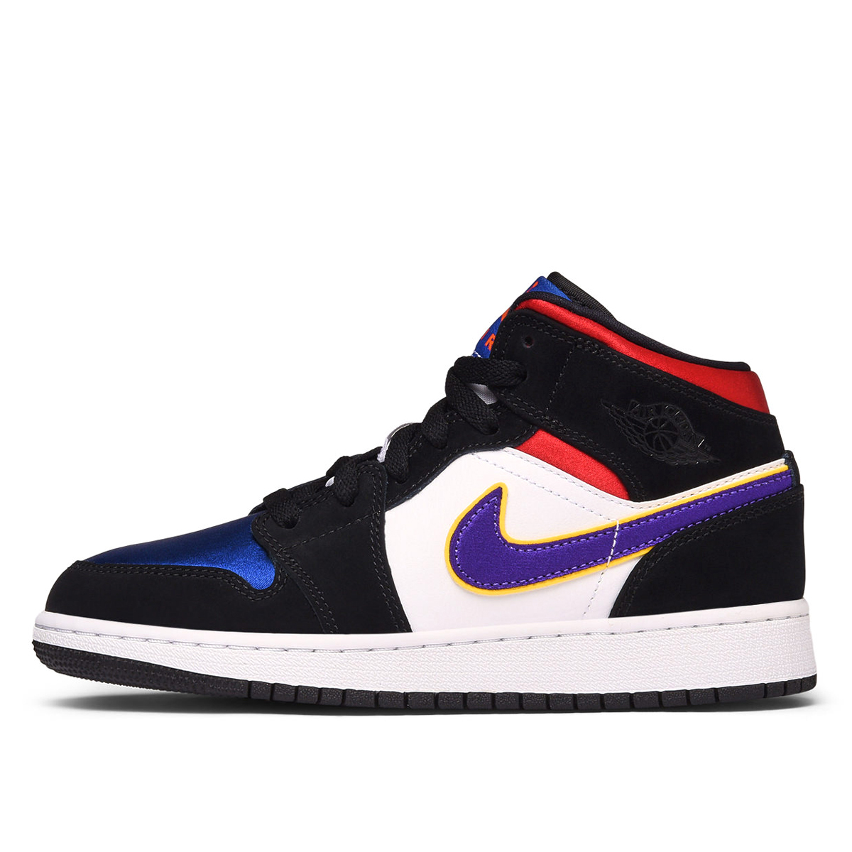Air Jordan 1 Mid GS 'Lakers Top 3' (2019) BLACK/FIELD PURPLE WHITE-GYM RED-RUSH BLUE-AMARILLO sneaker – authenticated on KLEKT