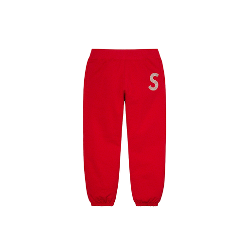 Supreme Swarovski S Logo Sweatpant Red (SS21)