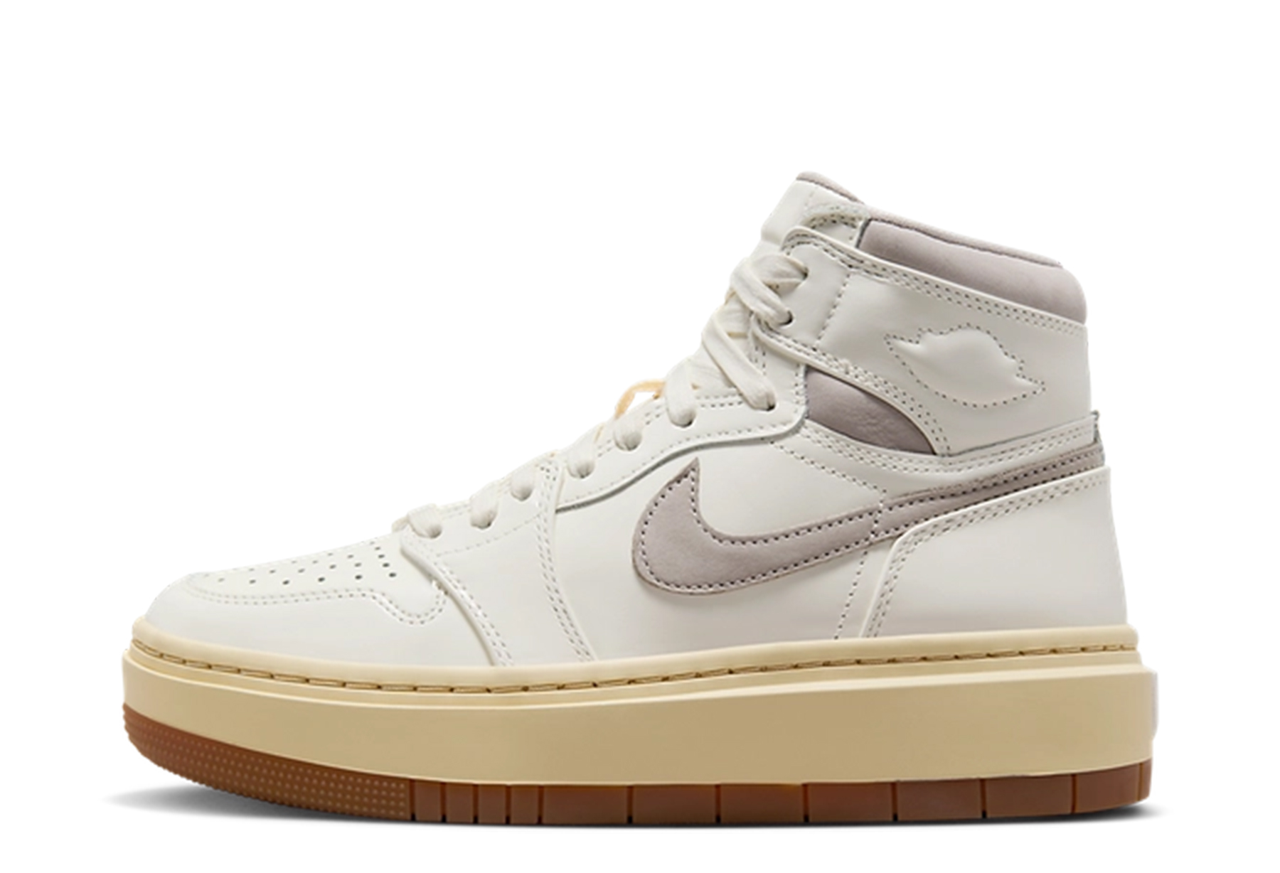 Air Jordan 1 Elevate High SE WMNS 'College Grey' (2023) Sail/Pale Vanilla/Gum Medium Brown/College Grey sneaker – authenticated on KLEKT