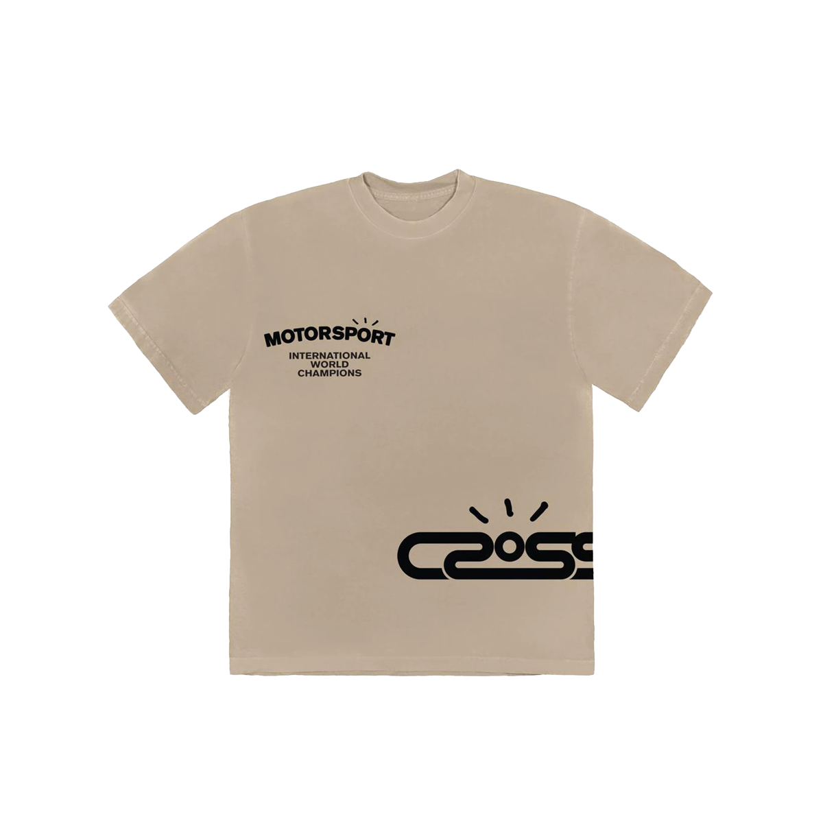 Travis Scott Cactus Jack Motor Sport Tee Tan (SS21) photo 2