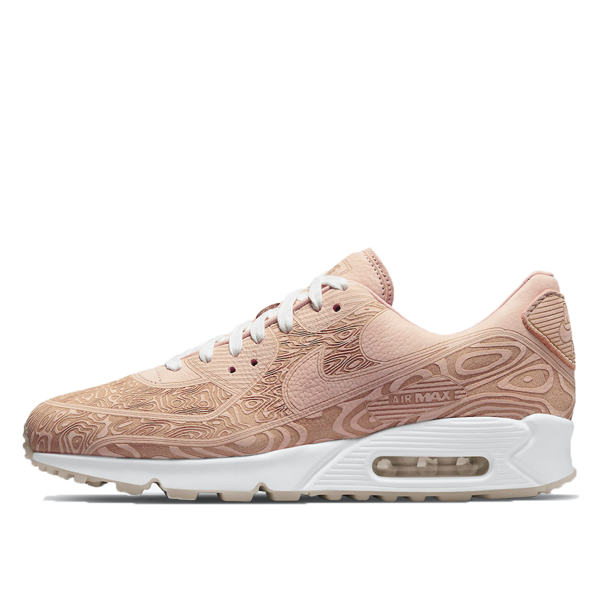Nike Air Max 90 Laser Wood Grain (2021) NATURAL/WHITE sneaker – authenticated on KLEKT