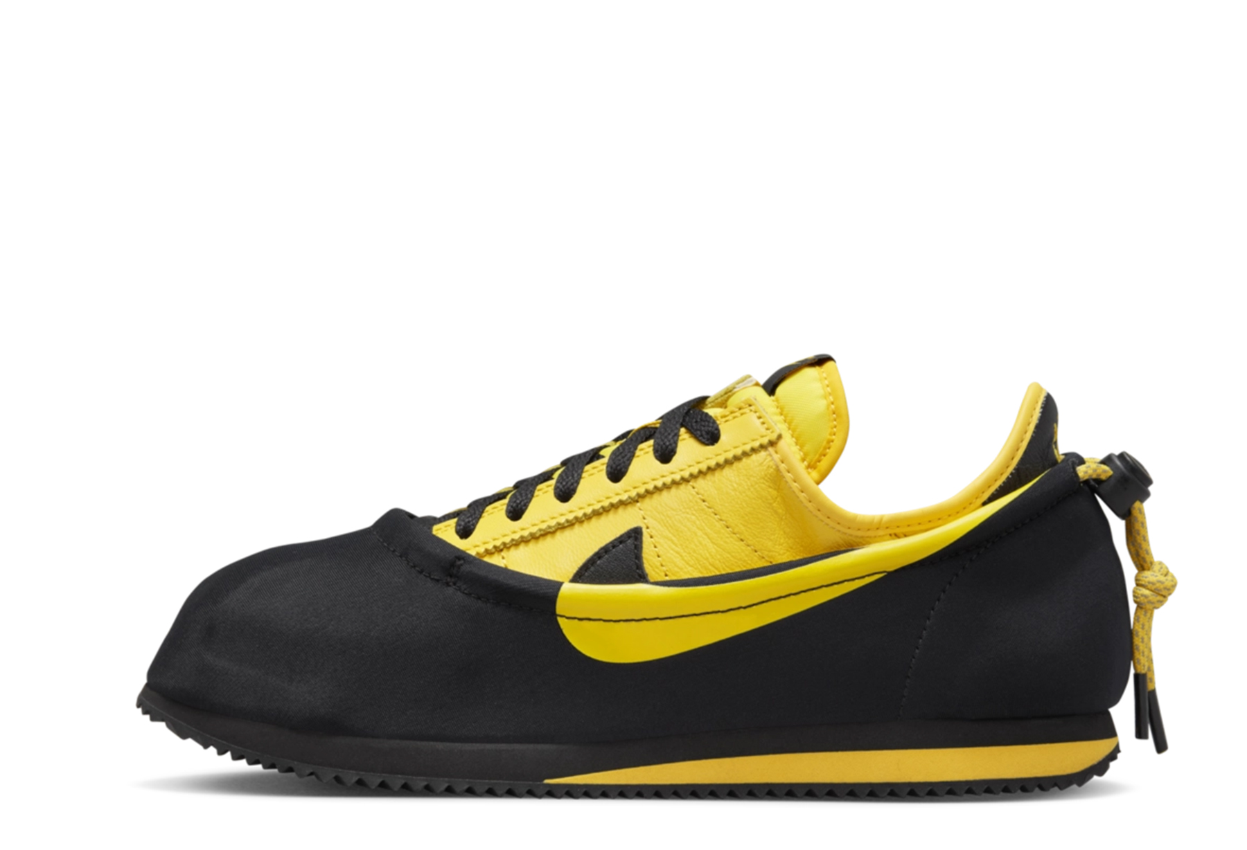 Nike x CLOT Cortez 'Bruce Lee' (2023) Black/Varsity Maize sneaker – authenticated on KLEKT