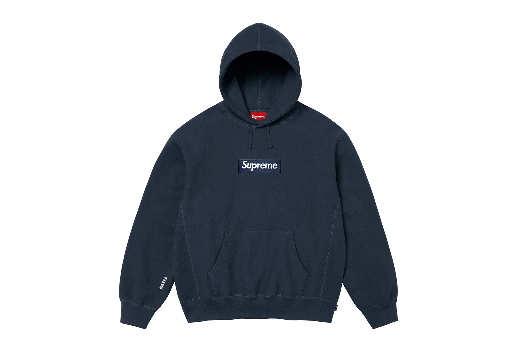 Supreme Box Logo Hooded Sweatshirt 'Navy' (FW25) | Supreme | KLEKT