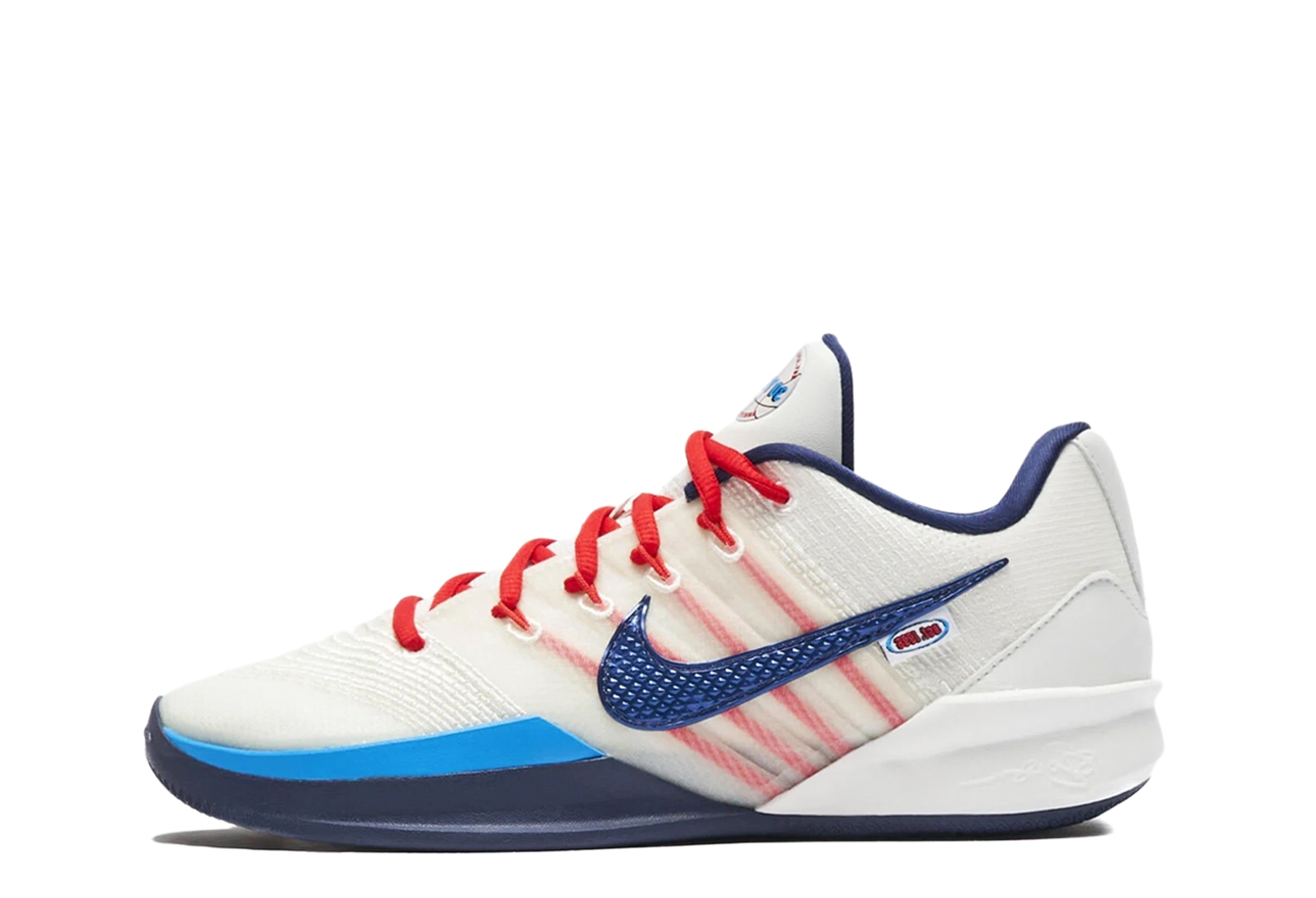 Nike Sabrina 3 'WNBA 30th' (2026) Sail/Team Navy/Atom Red/Light Photo Blue sneaker – authenticated on KLEKT