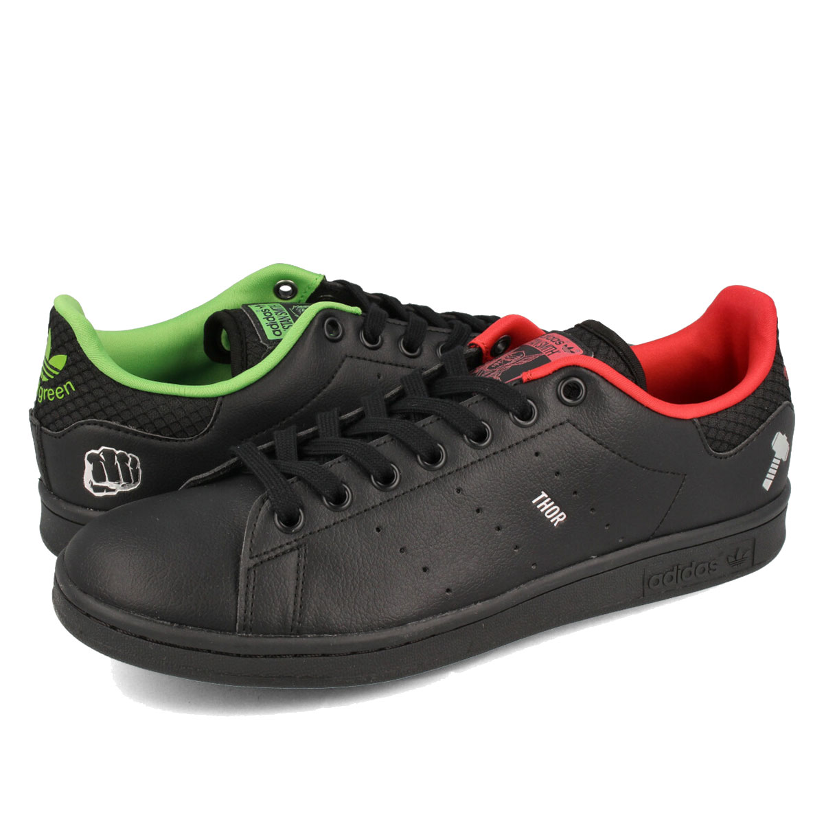 Adidas x Marvel Stan Smith Hulk (2021) CORE BLACK/SILVER METALLIC/SCARLET sneaker – authenticated on KLEKT
