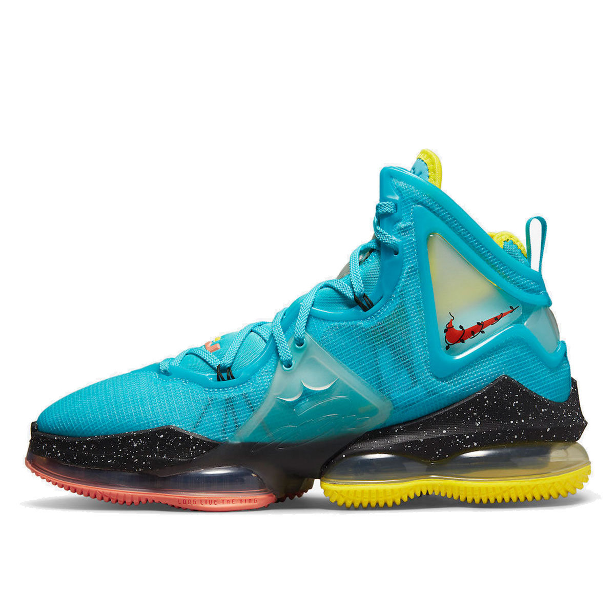 Nike LeBron 19 Christmas (2022) Aqua Blue/Yellow sneaker – authenticated on KLEKT