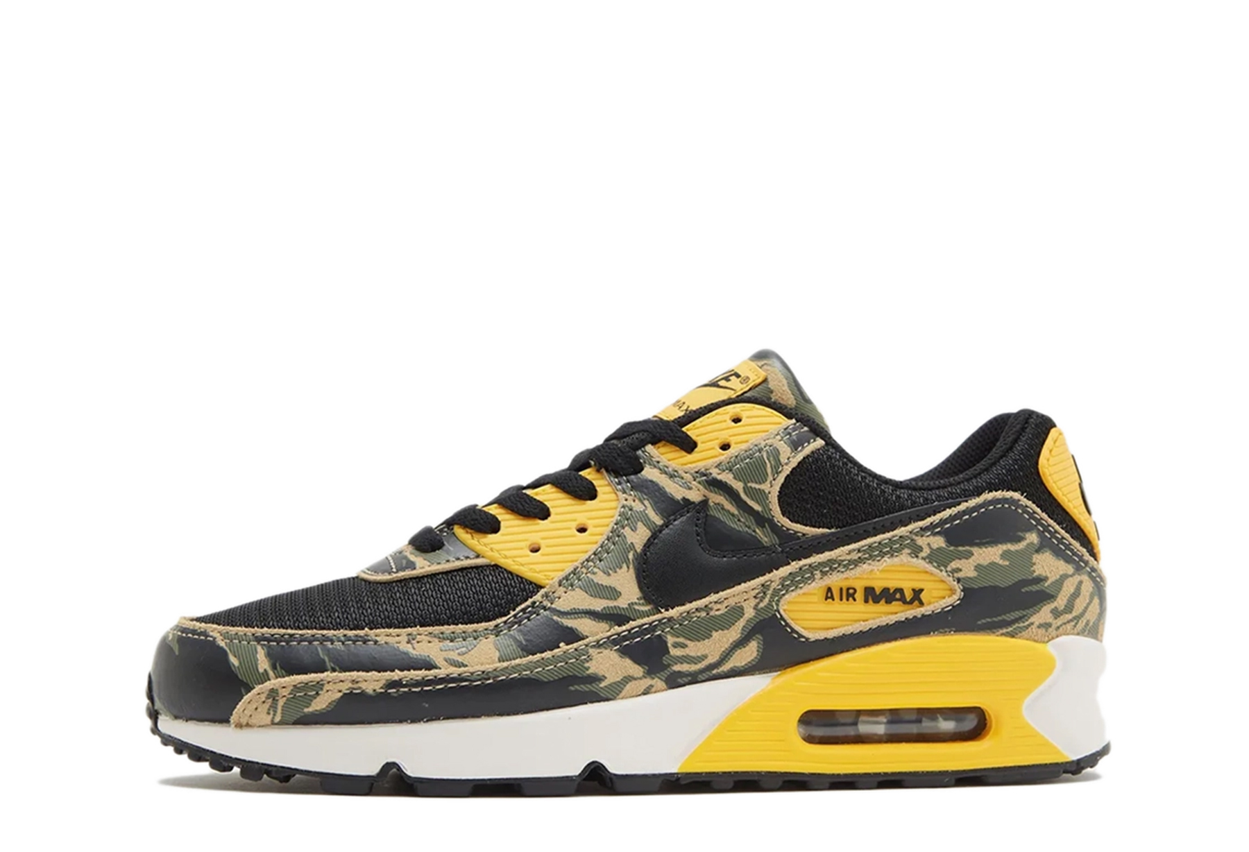 Nike Air Max 90 'University Gold' - Camo Pack (2025) Black/Parachute Beige/Medium Olive/University Gold sneaker – authenticated on KLEKT