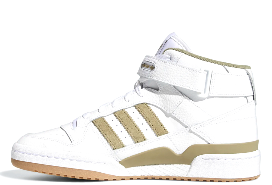 Adidas Forum Mid 'White Orbit Green' (2022) Cloud White / Orbit Green / Gum sneaker – authenticated on KLEKT