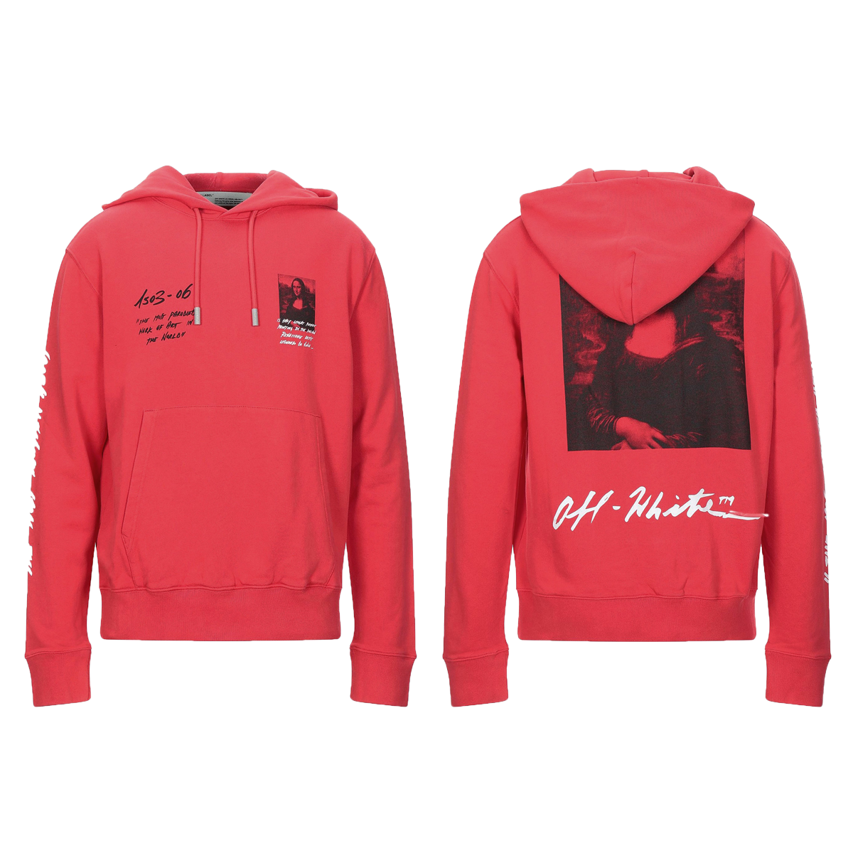 Off White Monalisa Graphic Print Hoodie Red (2019) RED/BLACK/WHITE sneaker – authenticated on KLEKT