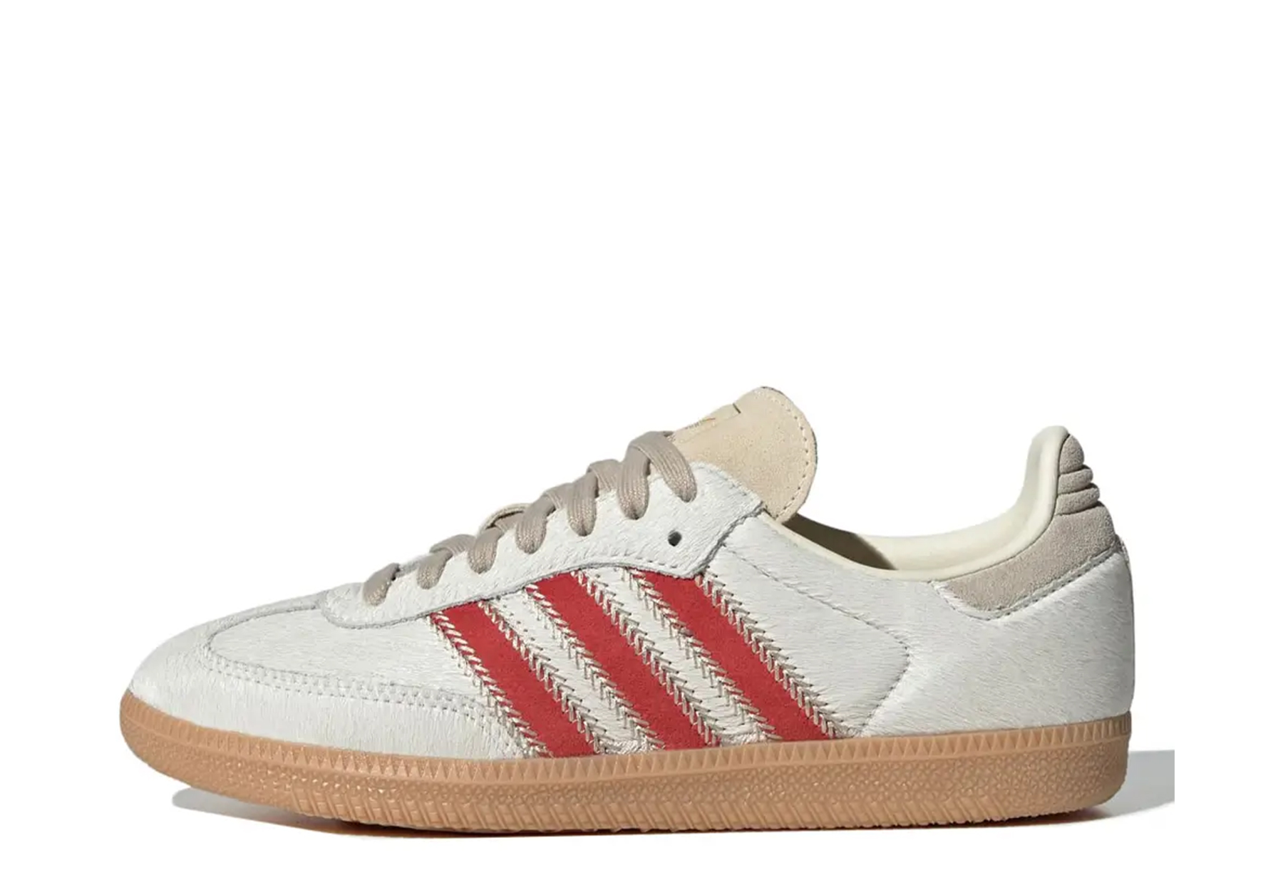 Adidas Samba OG 'Pony Hair Wonder Beige' (2025) RED sneaker – authenticated on KLEKT