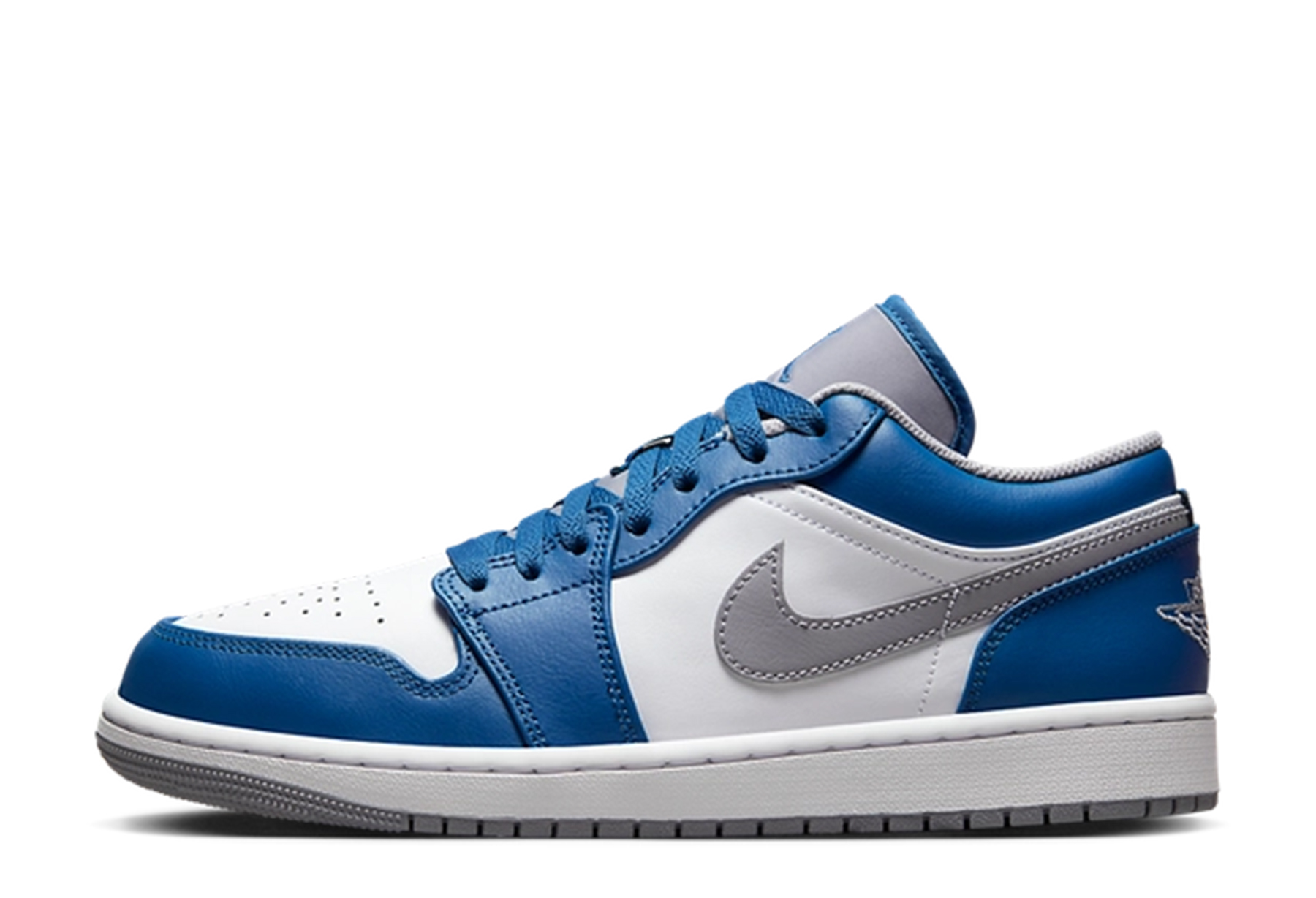 Air Jordan 1 Low 'True Blue Cement' (2023) True Blue/Cement Grey/White sneaker – authenticated on KLEKT